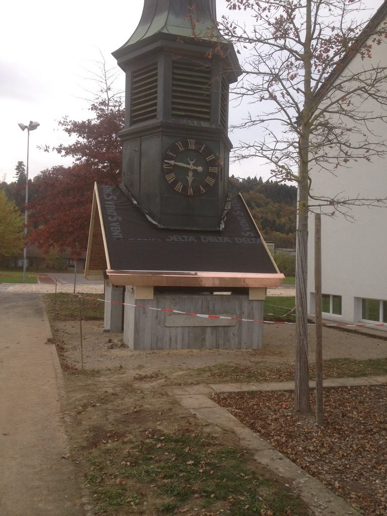 Glockenturm Fundament Hendschiken
